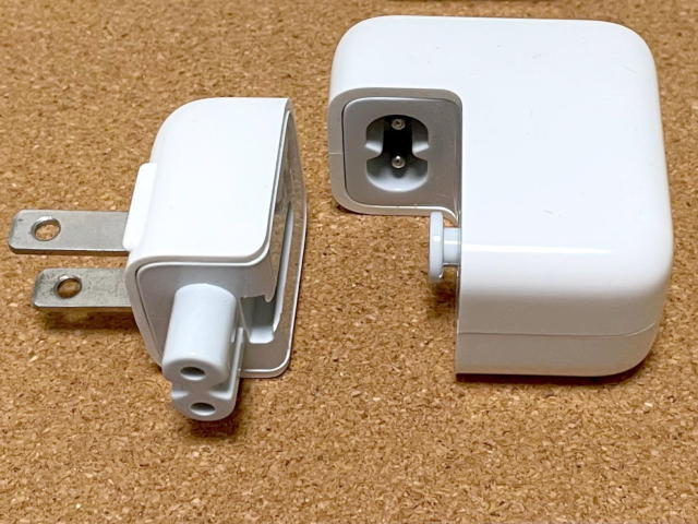 iPod USB Power Adapterのプラグ部分