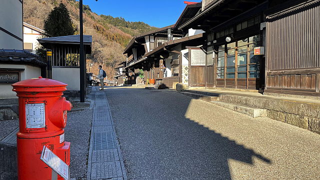 奈良井宿（上の段地区）の街並み