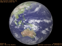 ひまわり7号 2006-04-18 2:00(UTC)の全球画像