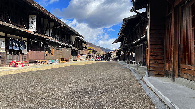 奈良井宿の街並み2