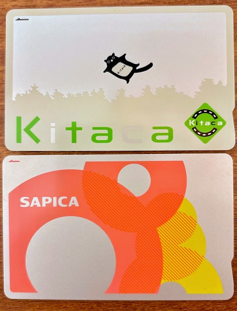 交通系ICカード KitacatとSAPICA