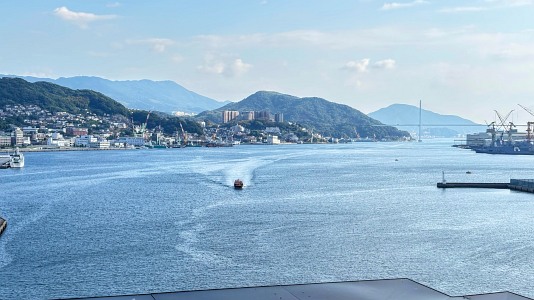 長崎県庁展望テラスからの風景